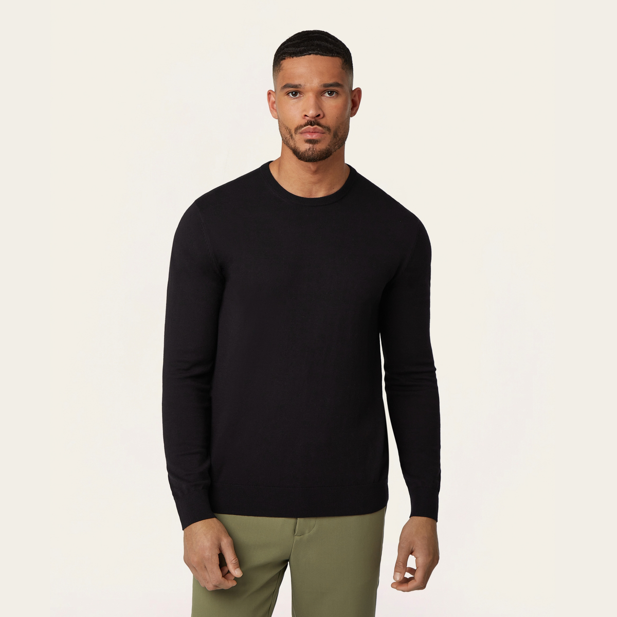 Seawool Crewneck Black