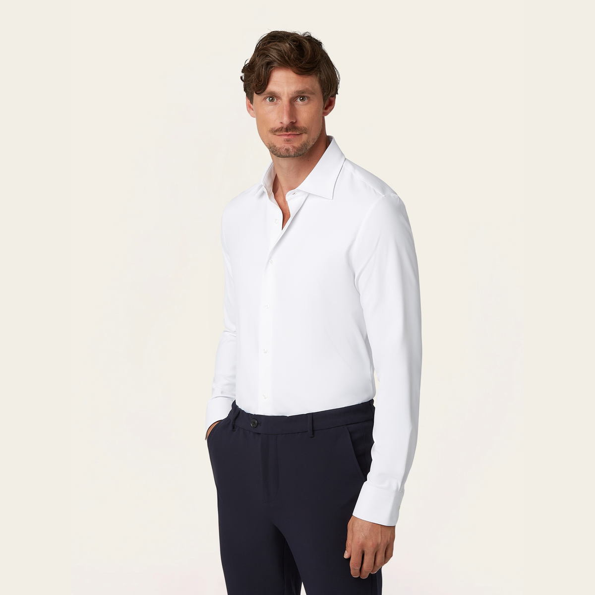 Classic Non-iron Shirt White