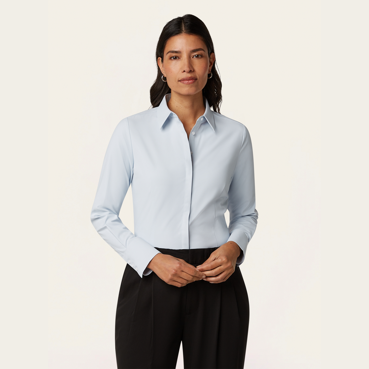 Slim fit Blouse - Light Blue