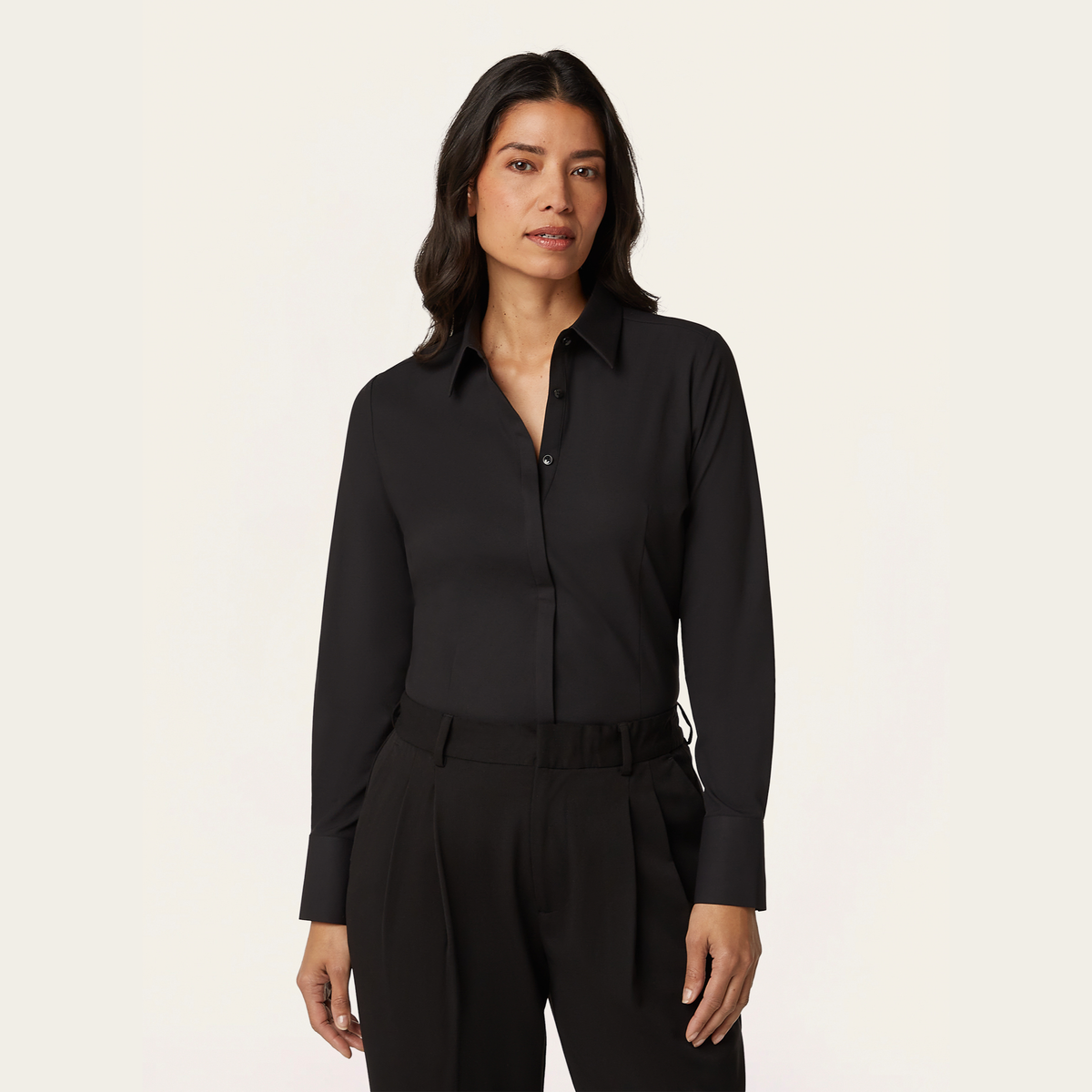 Slim fit Blouse - Black