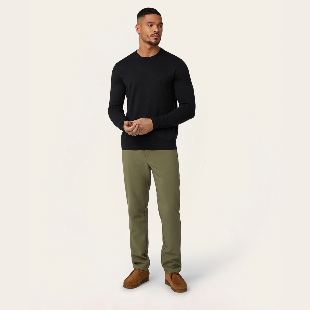Seawool Crewneck Black