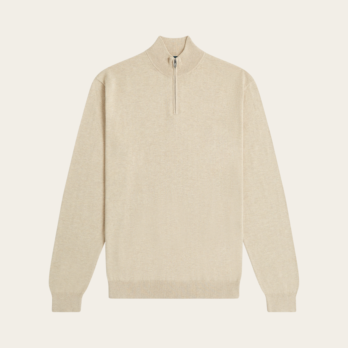 Seawool Half Zip Sand