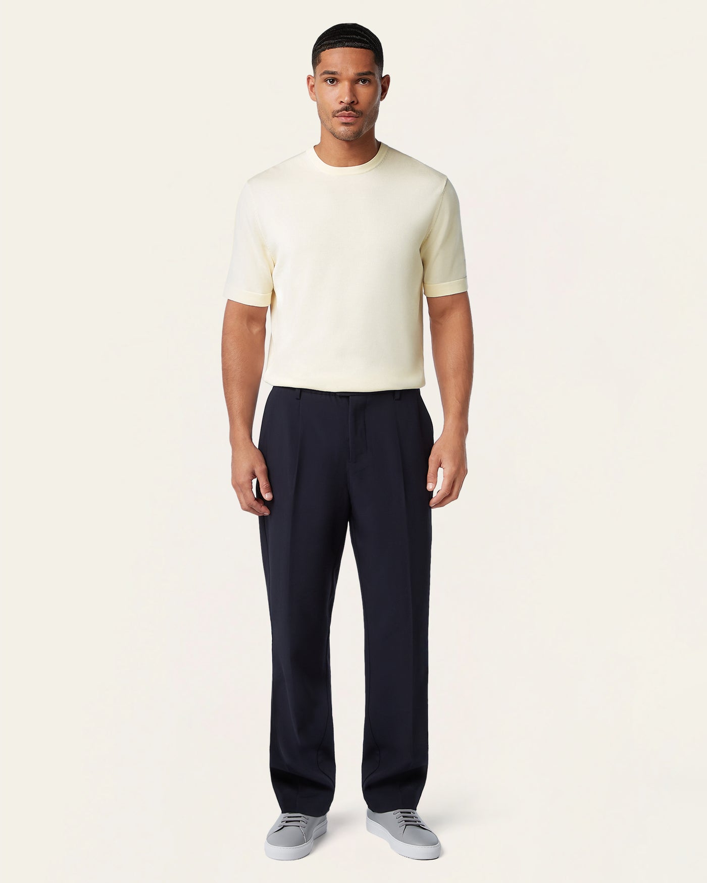 Knitted t-shirt Off white