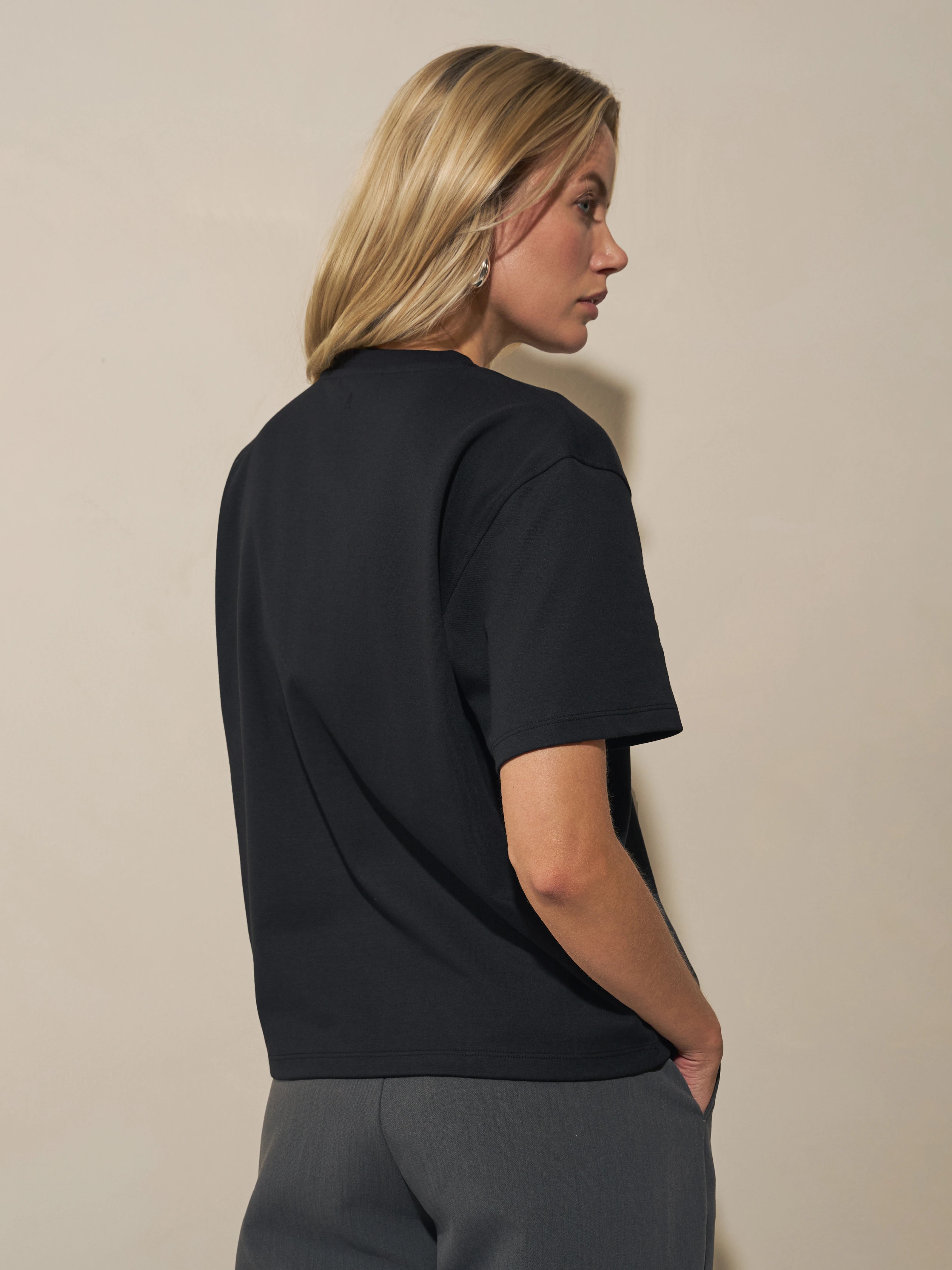 Boxy T-shirt - Black