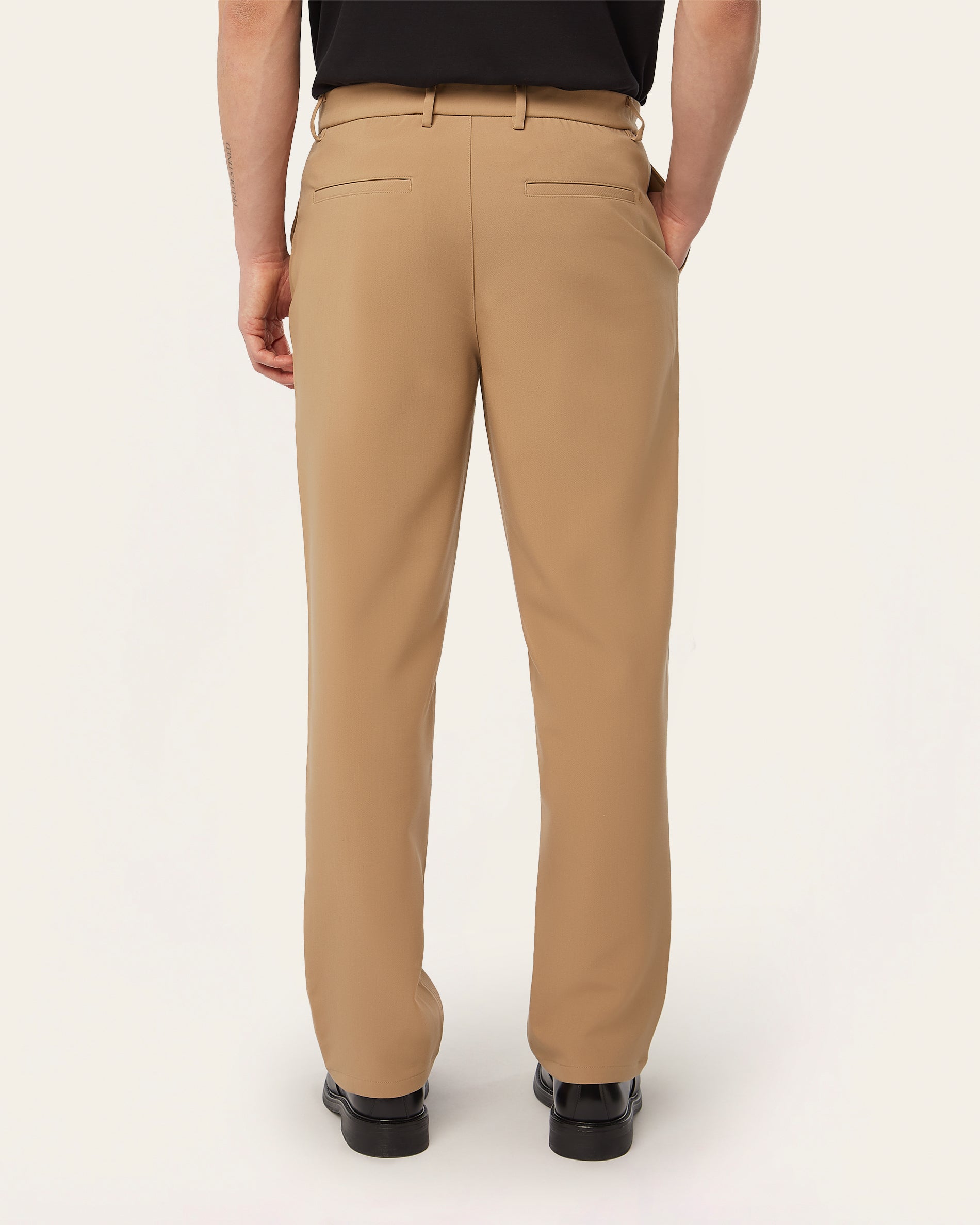 Straight pants Light Camel