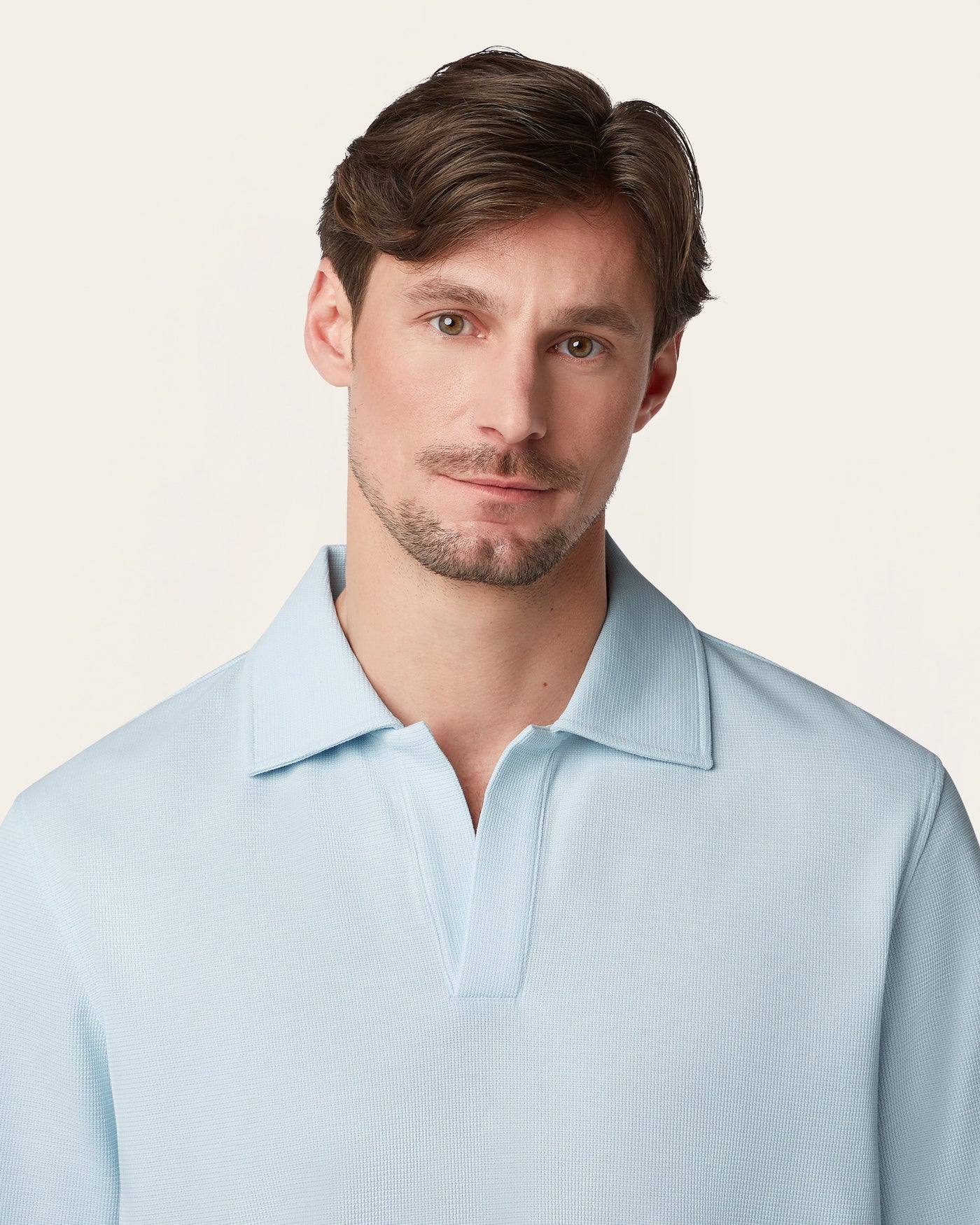 Relaxed Polo Light Blue