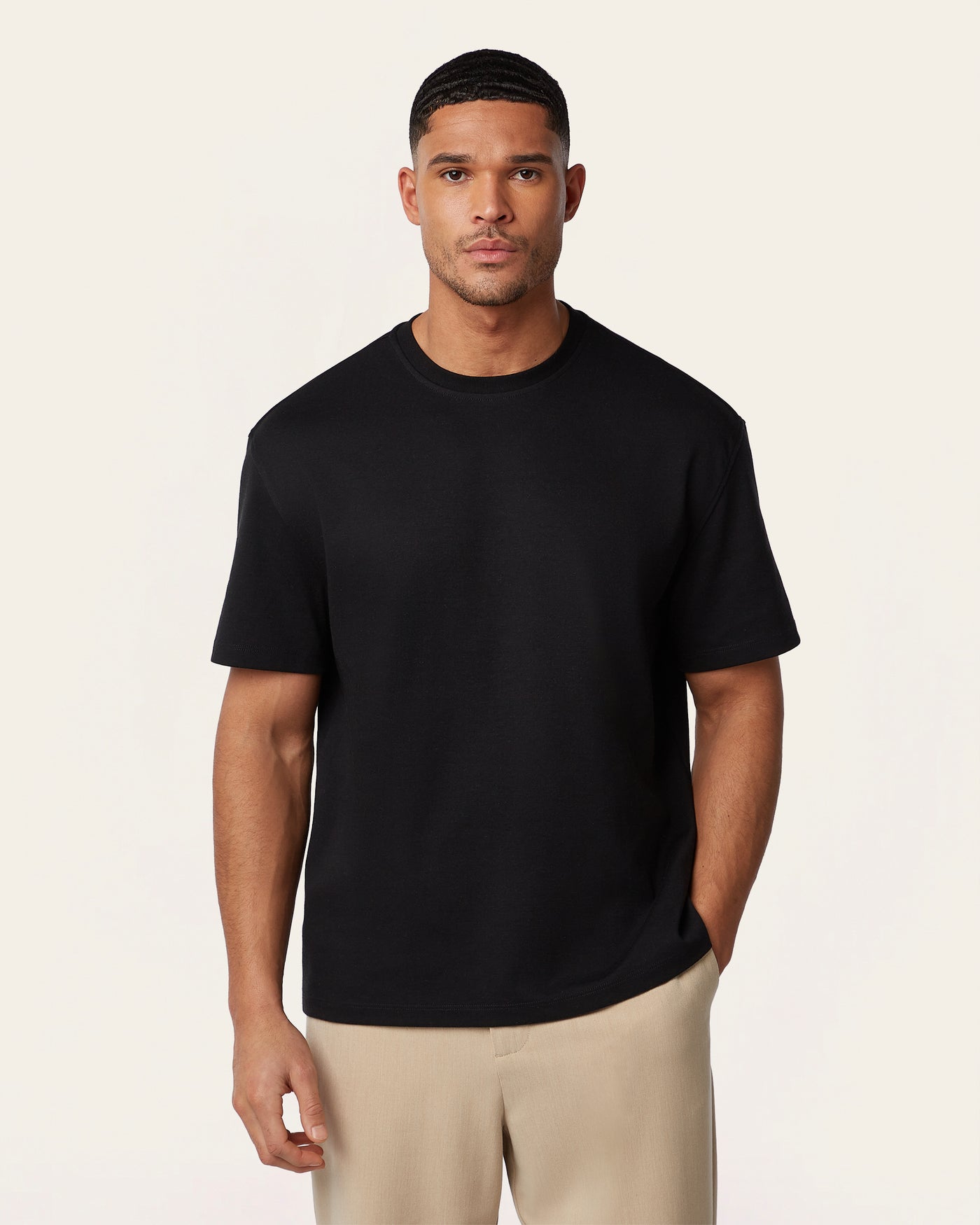 Heavy weight relaxed fit t-shirt black