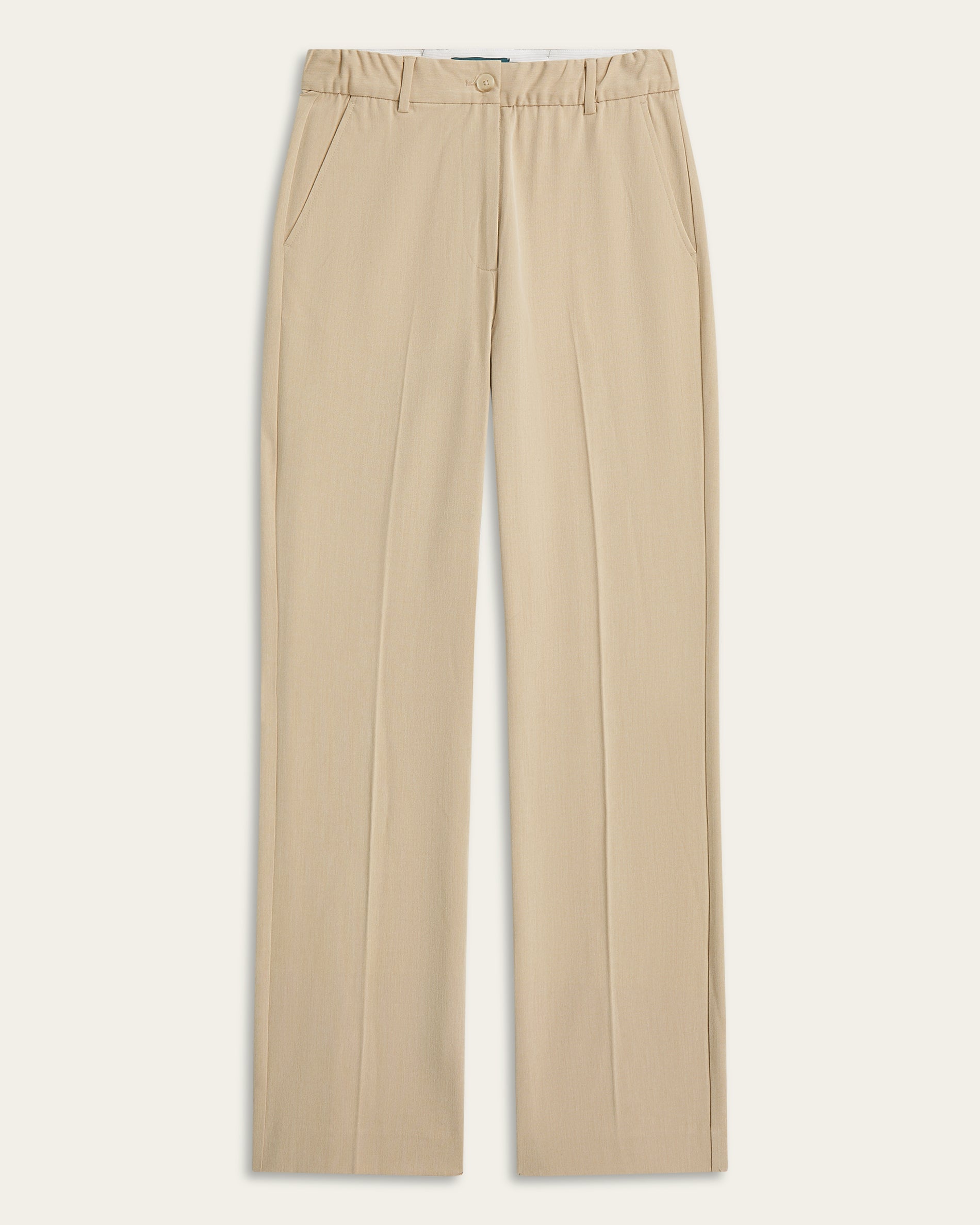 Straight Signature pants - Sand