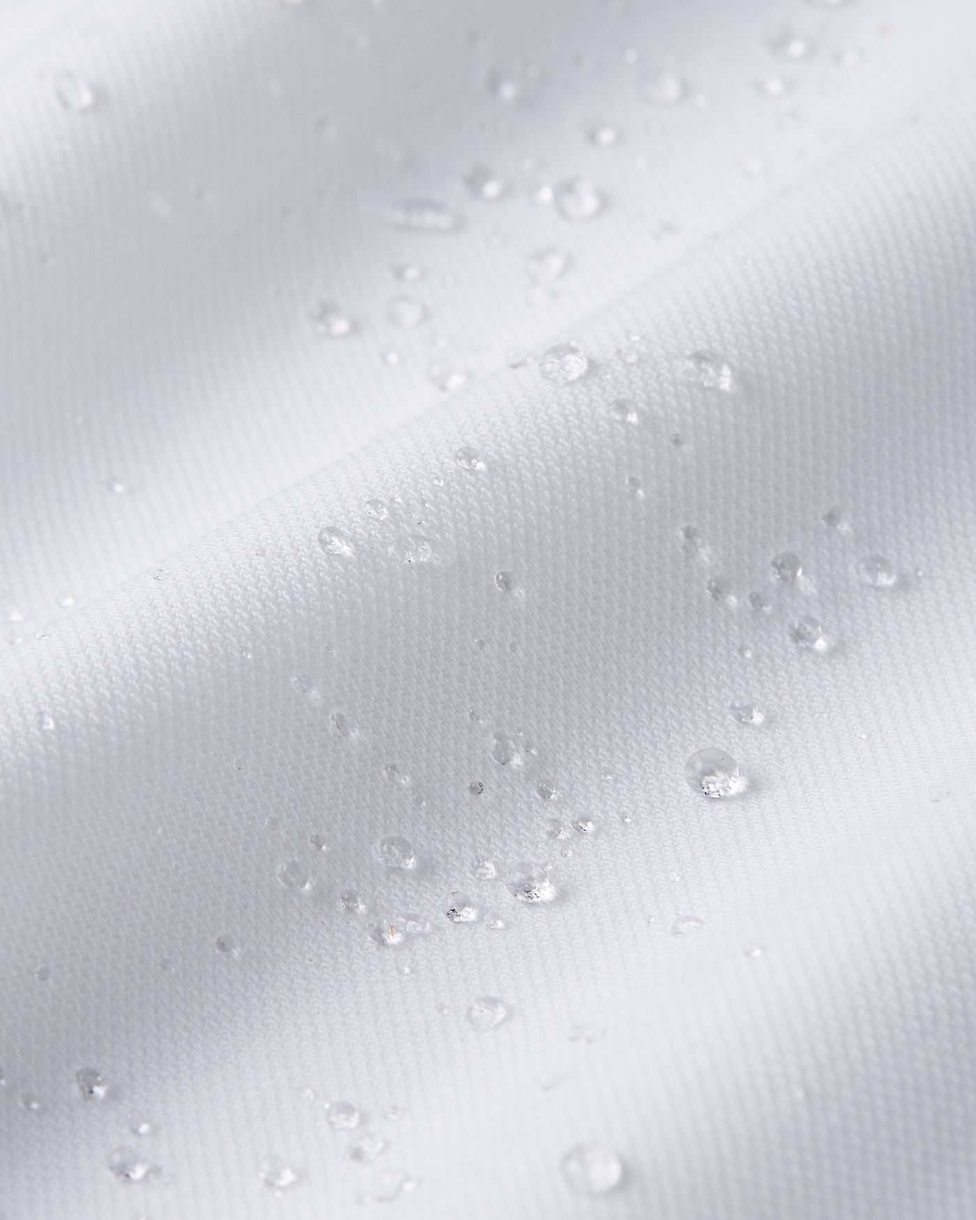 Knitted non-iron shirt white