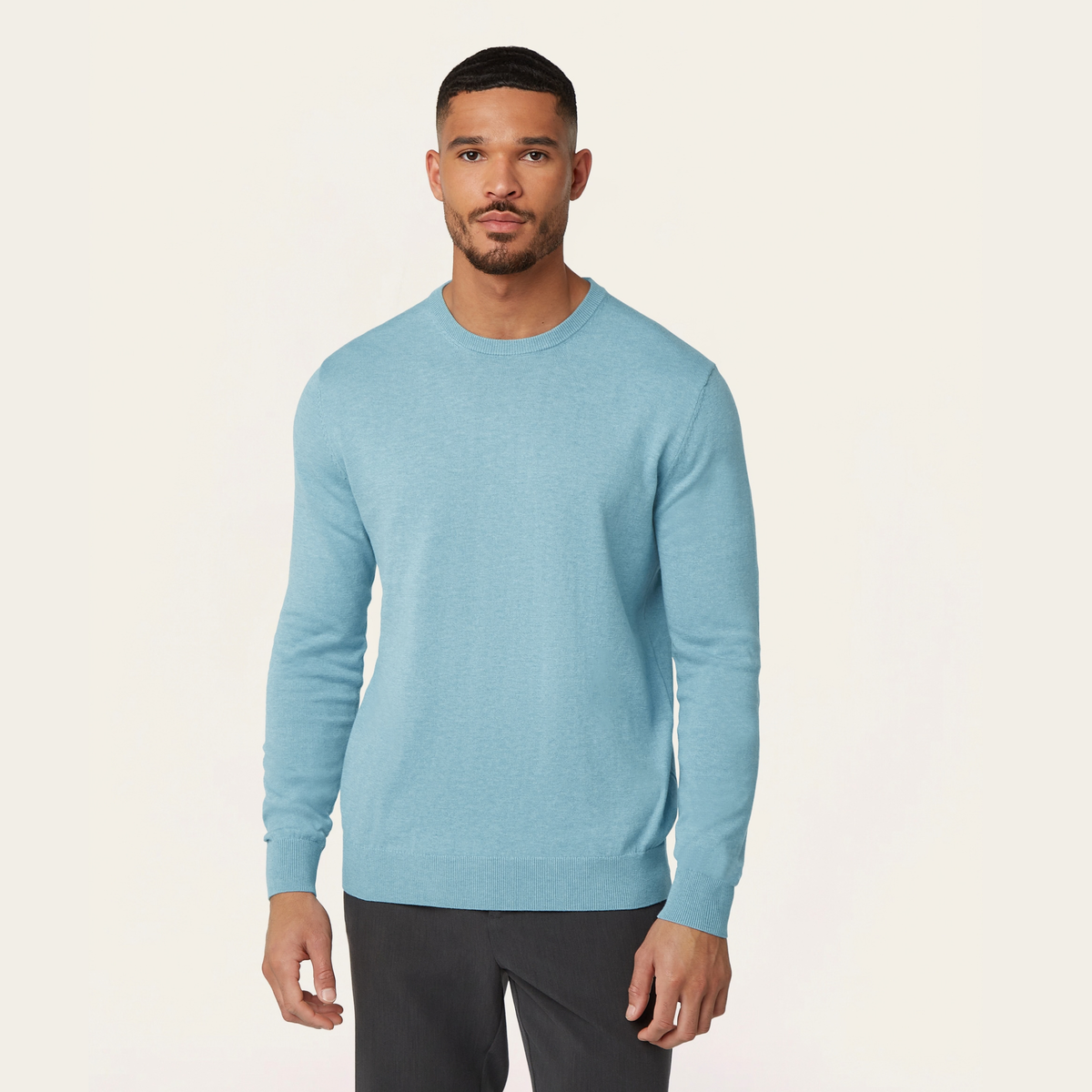 Seawool Crewneck Light Blue