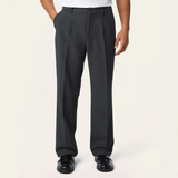 Heavy Pleated pants Dark Grey