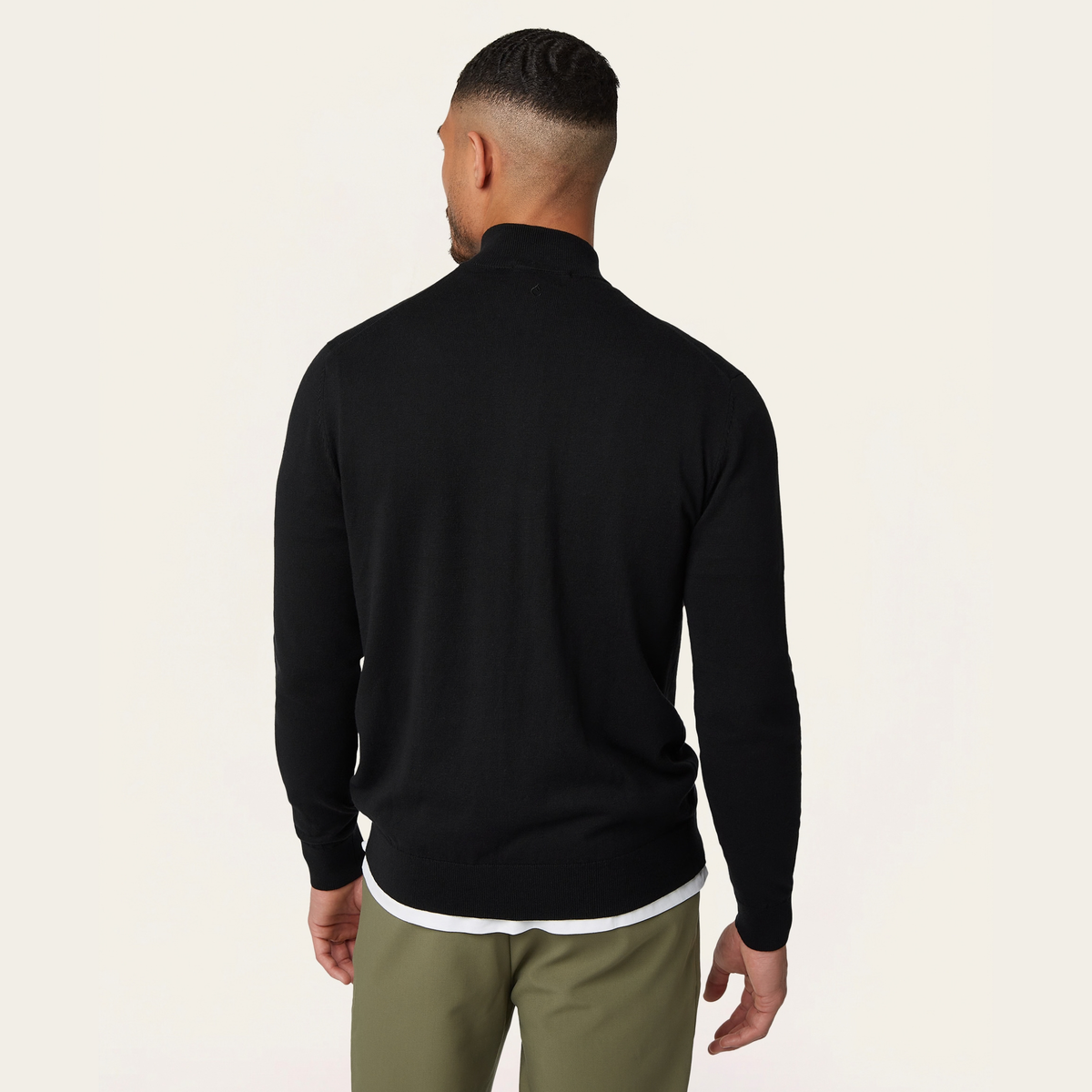 Seawool Half Zip Black