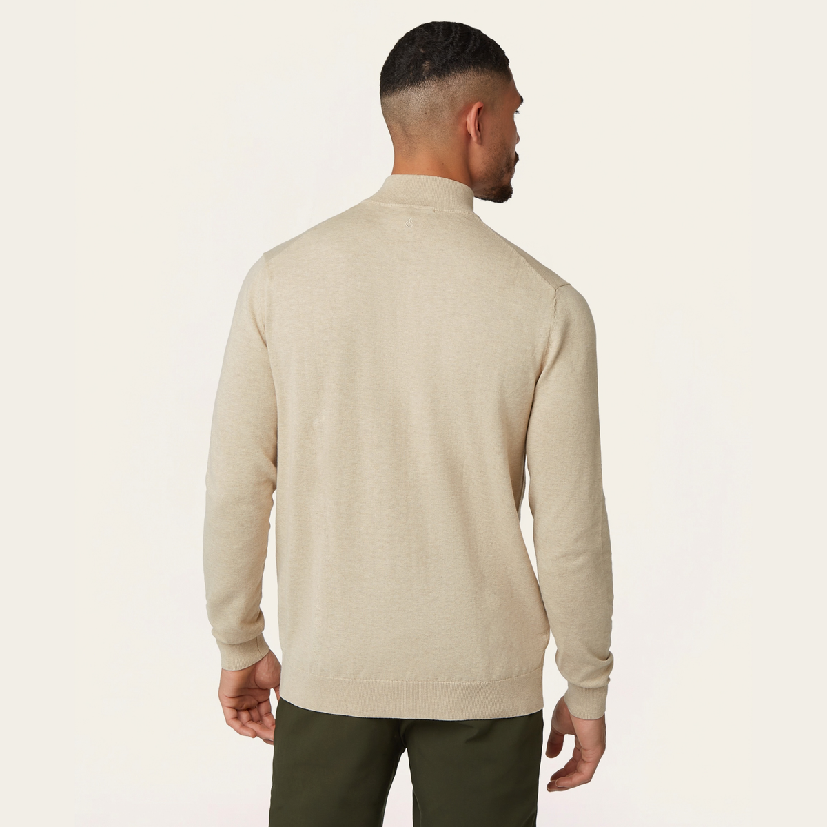 Seawool Half Zip Sand