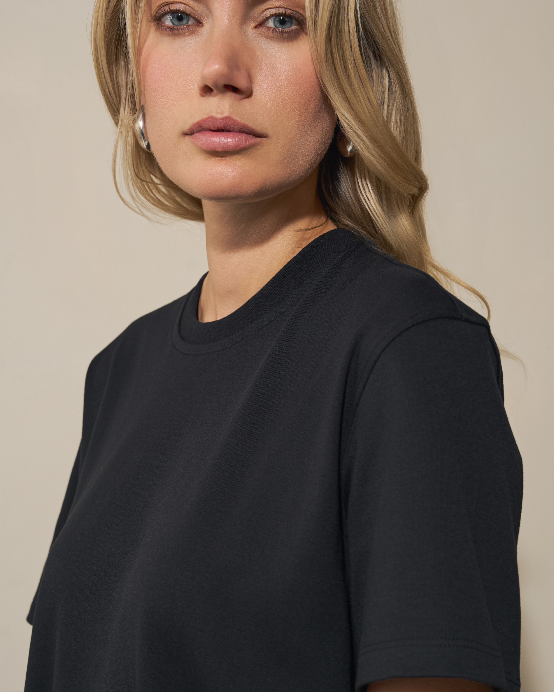 Boxy T-shirt - Black