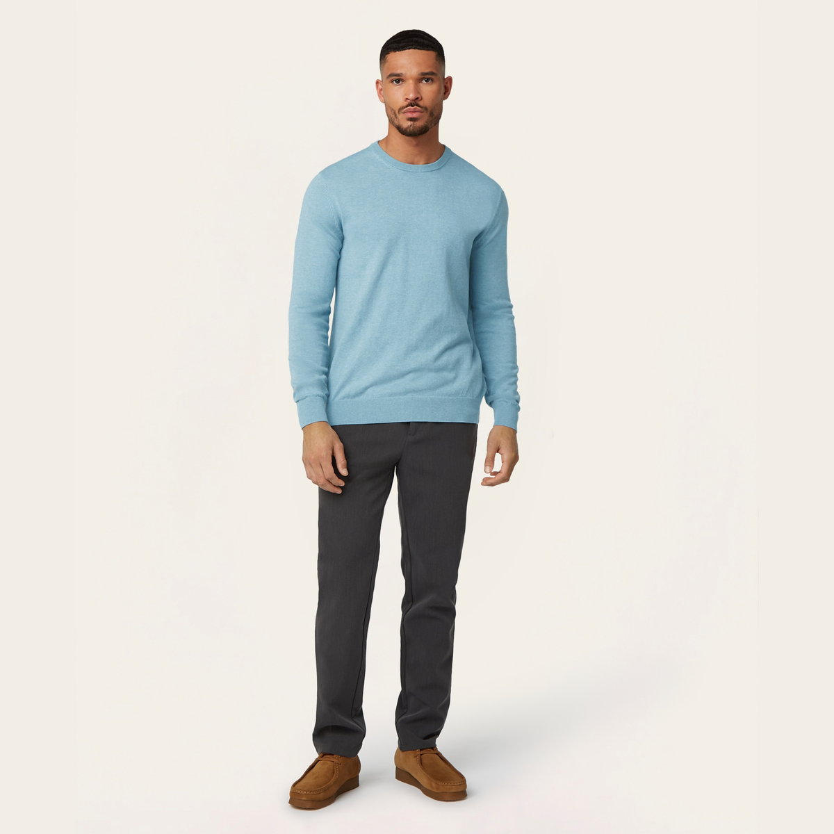 Seawool Crewneck Light Blue