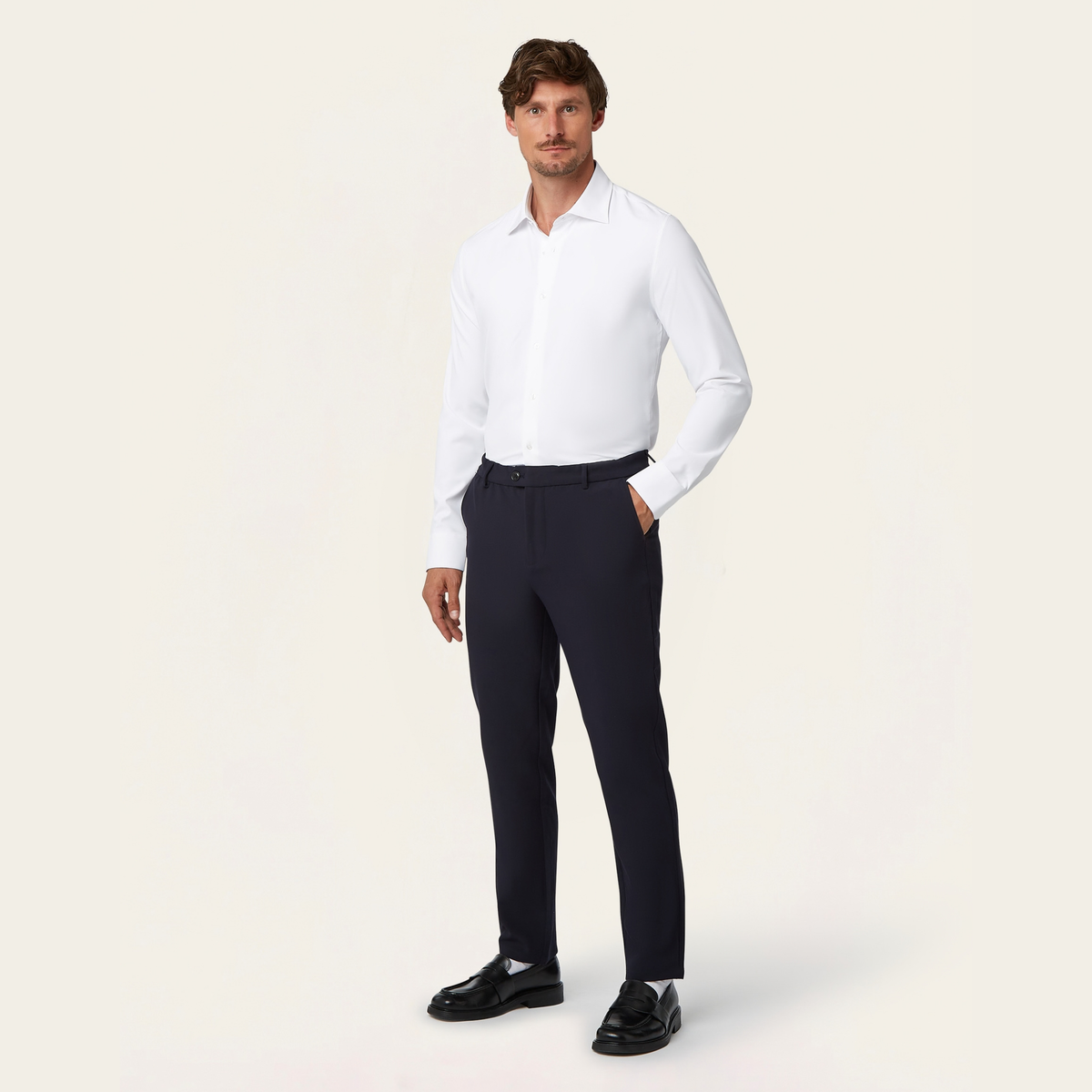 Classic Non-iron Shirt White