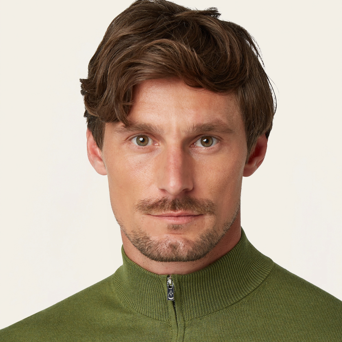 Seawool Half Zip Olive