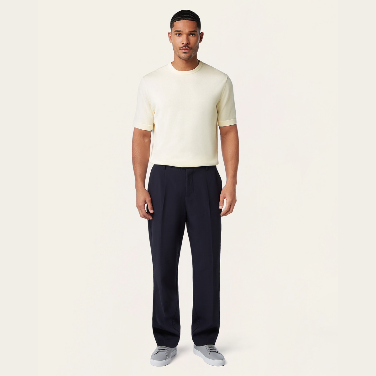 Knitted t-shirt Off white