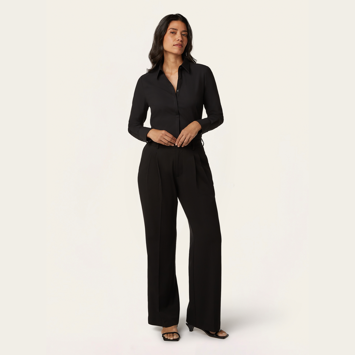Slim fit Blouse - Black
