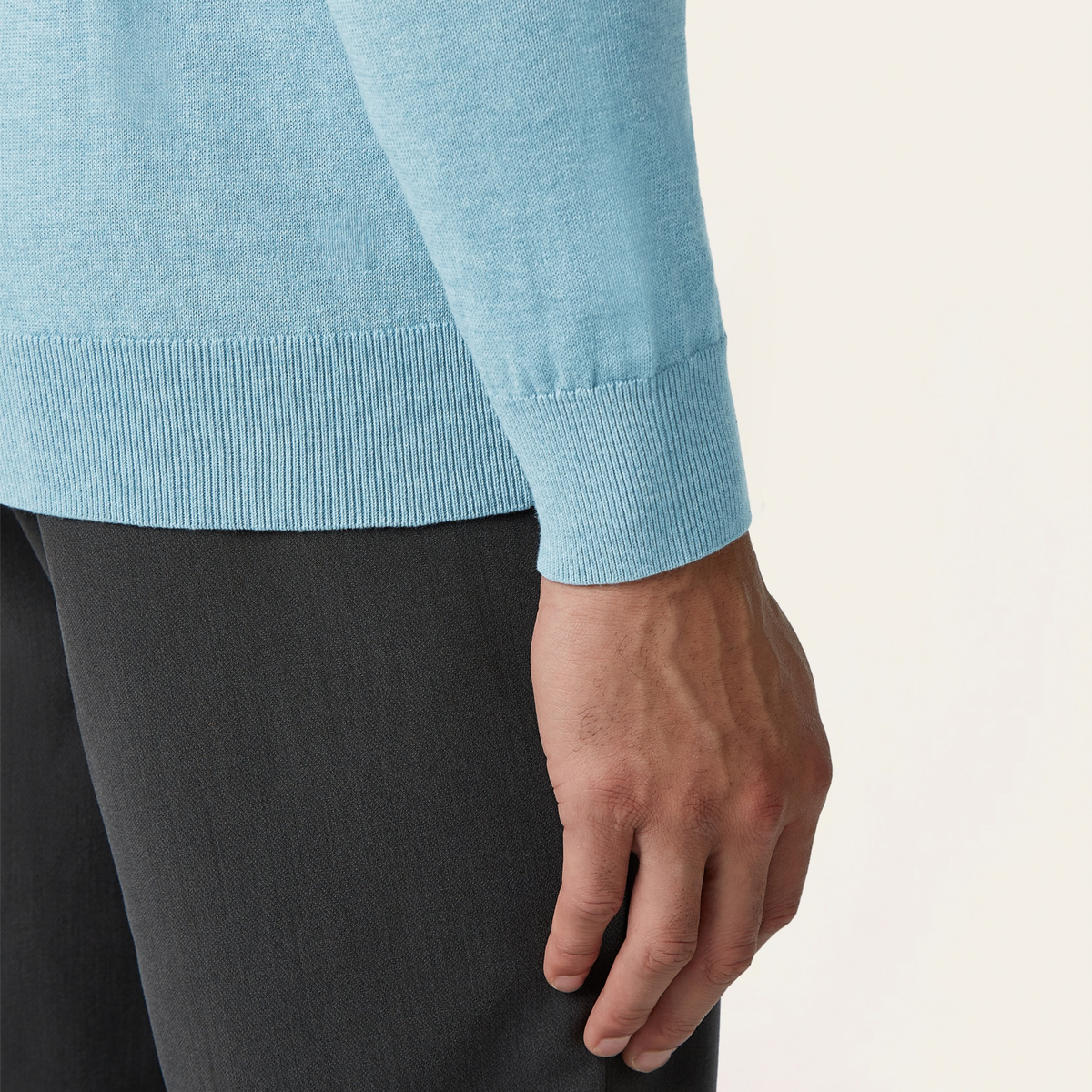 Seawool Crewneck Light Blue