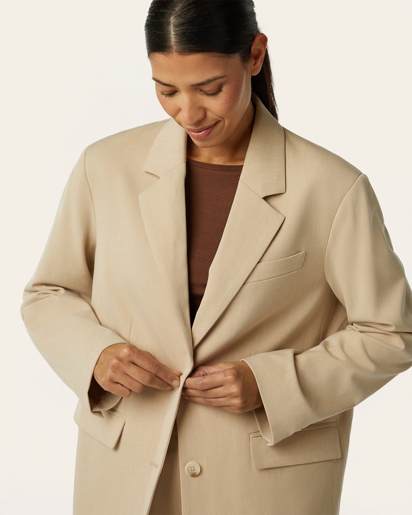 Signature Blazer - Sand