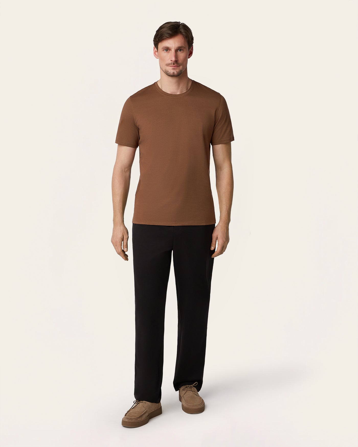 Heavy weight t-shirt Brown