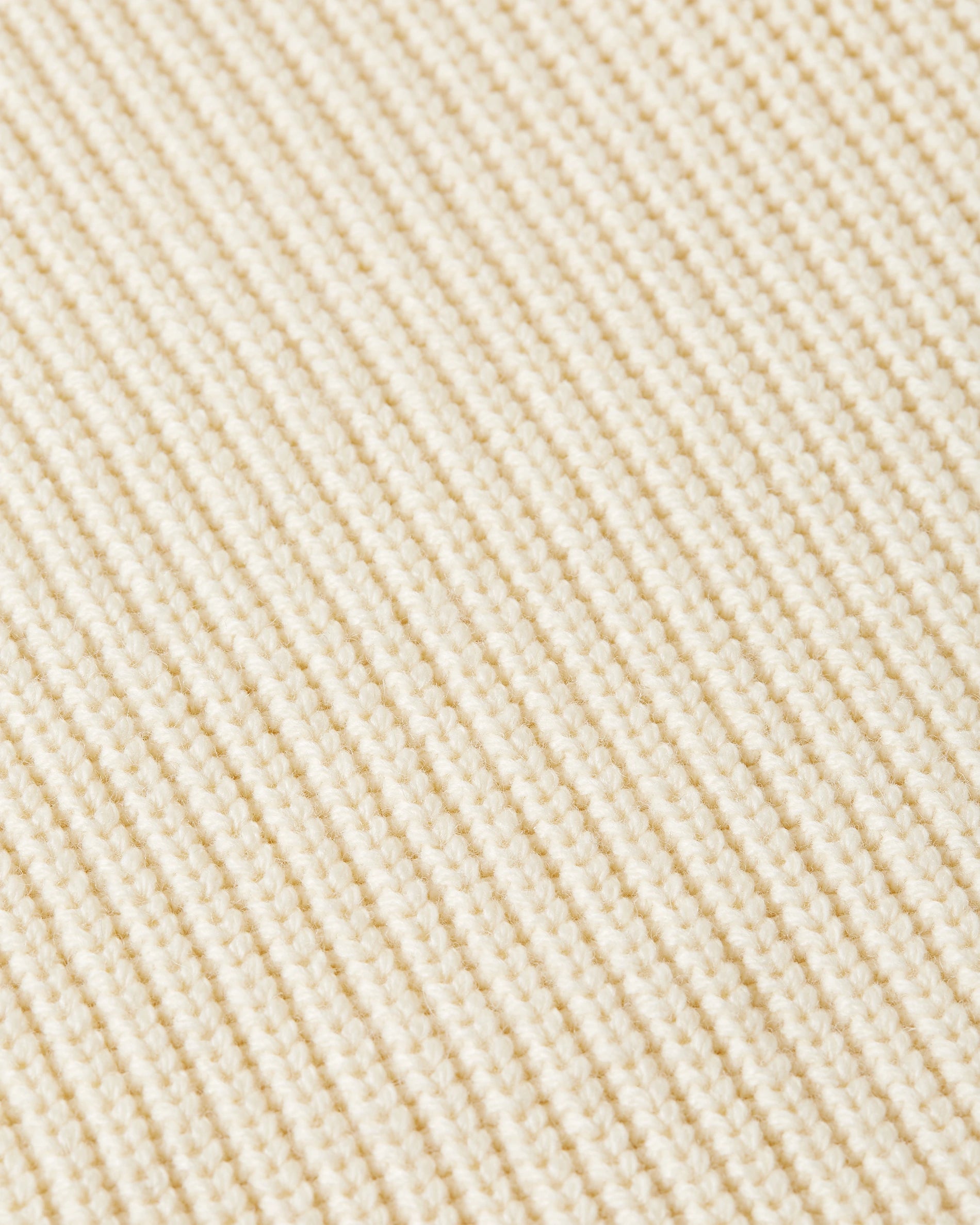 Heavy Seawool Half Zip Off-white