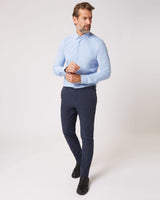 Knitted shirt blue