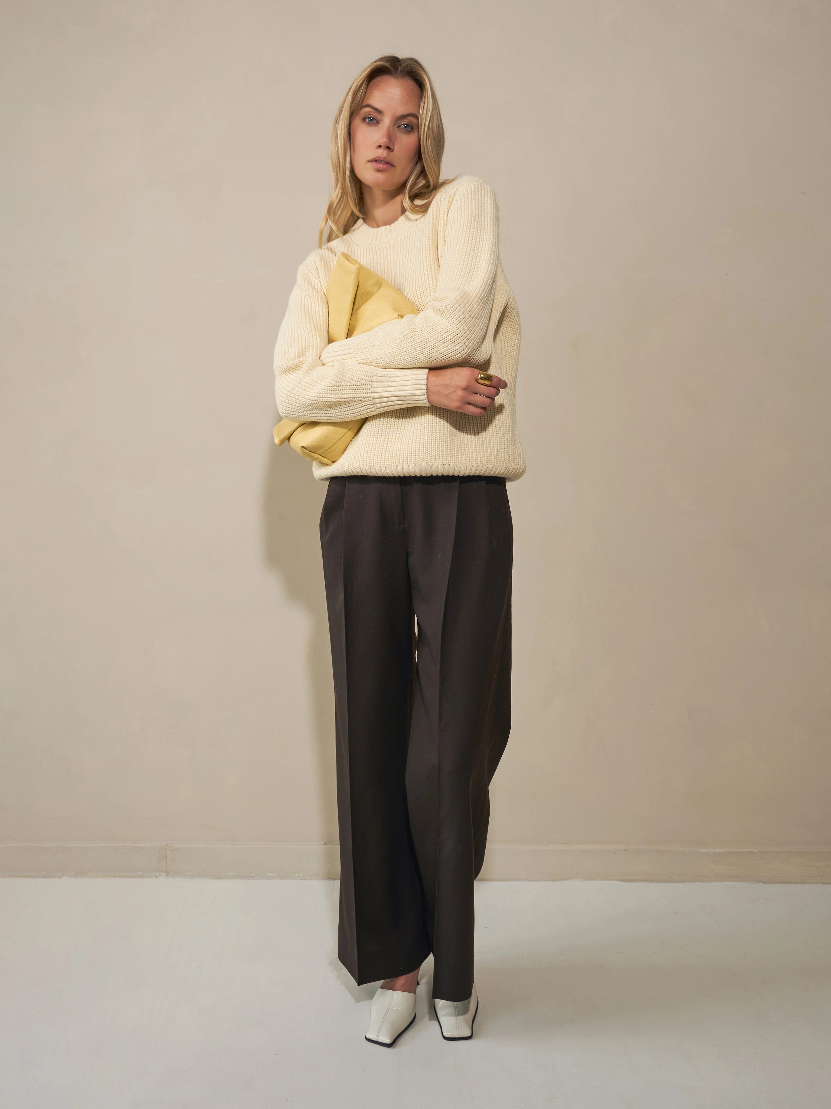 Heavy Seawool Crewneck - Off White