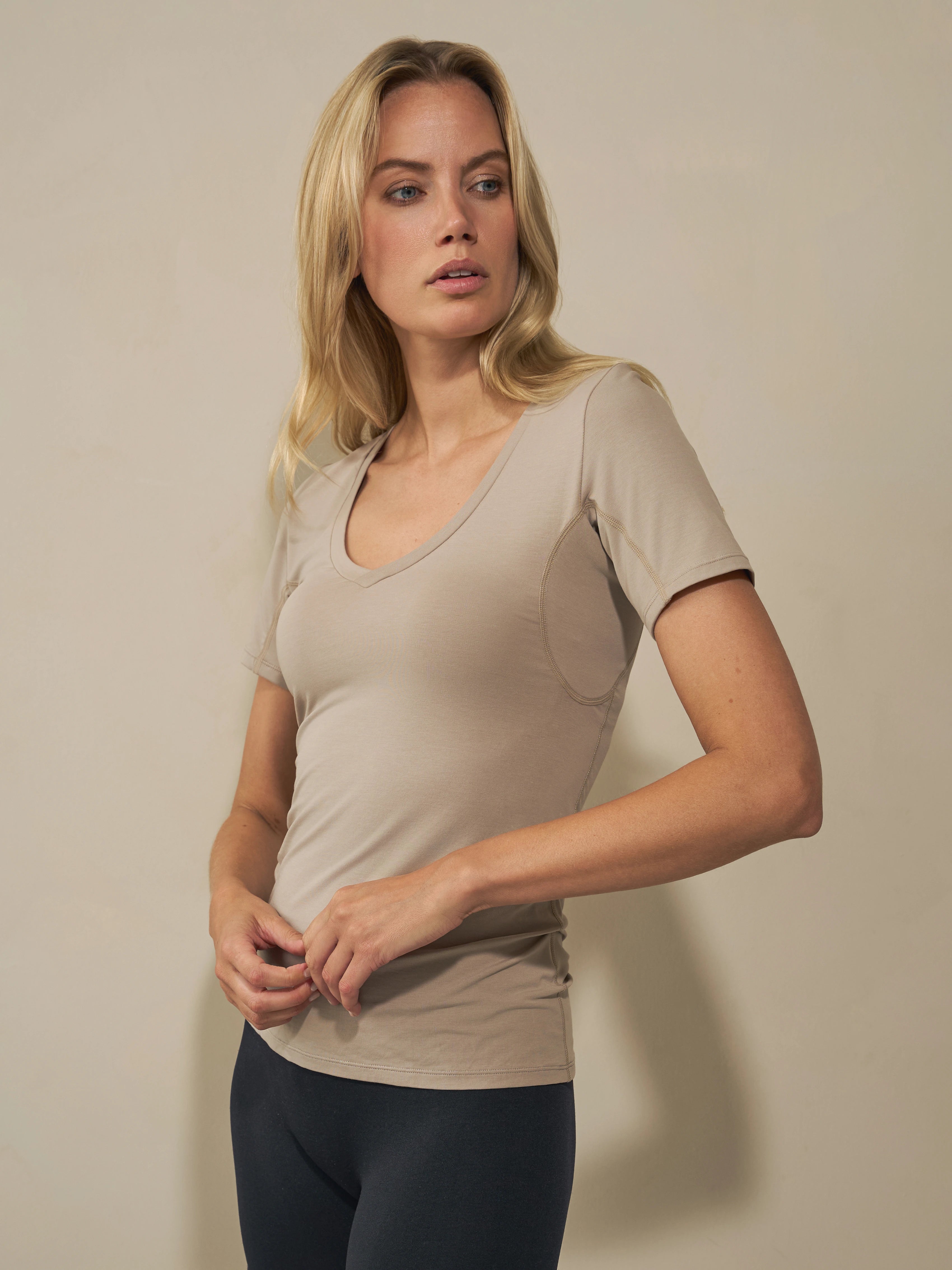 Sweat-proof undershirt - Khaki