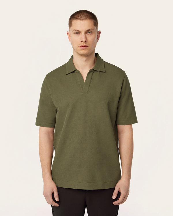 Relaxed Polo Olive