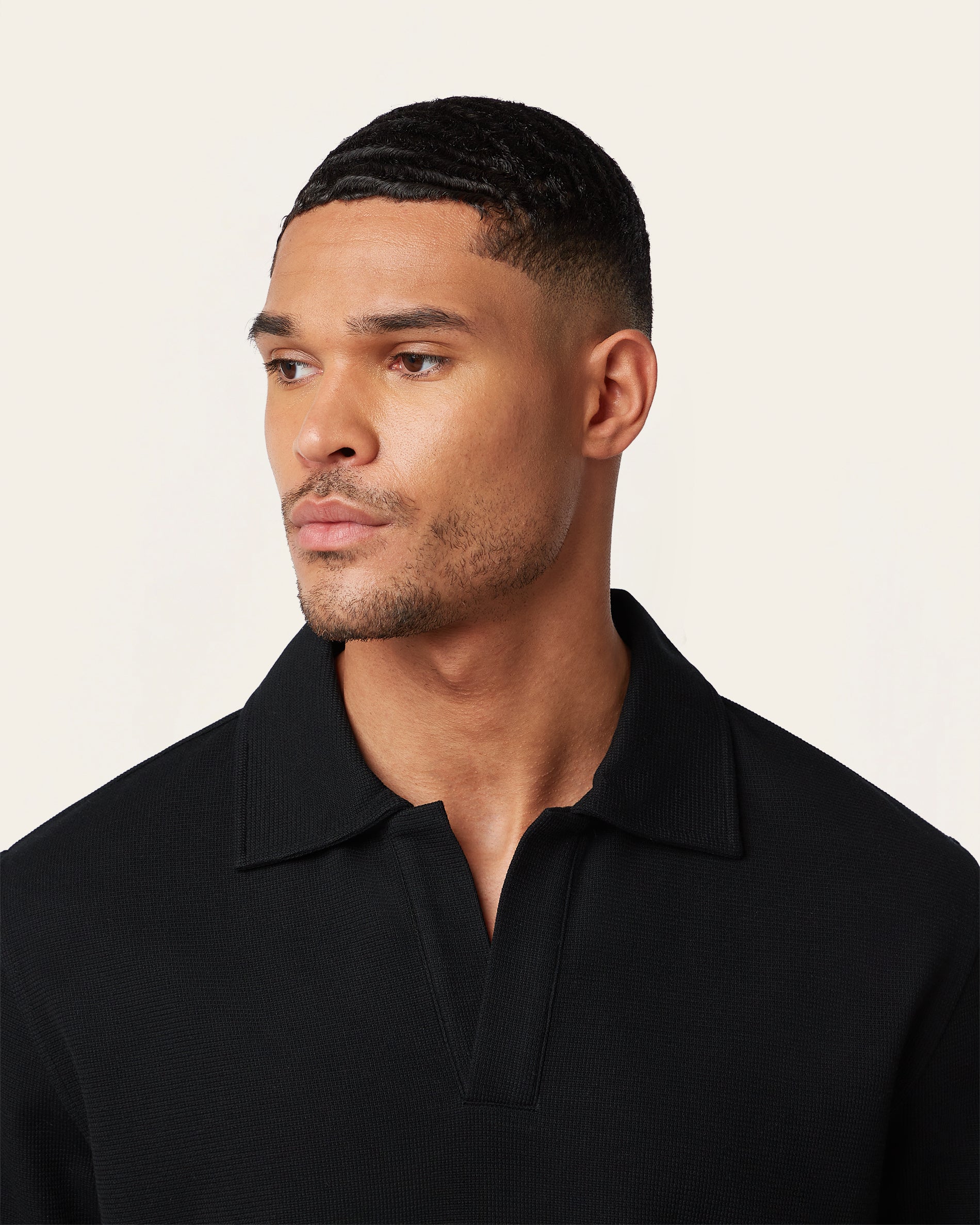 Relaxed Polo Black