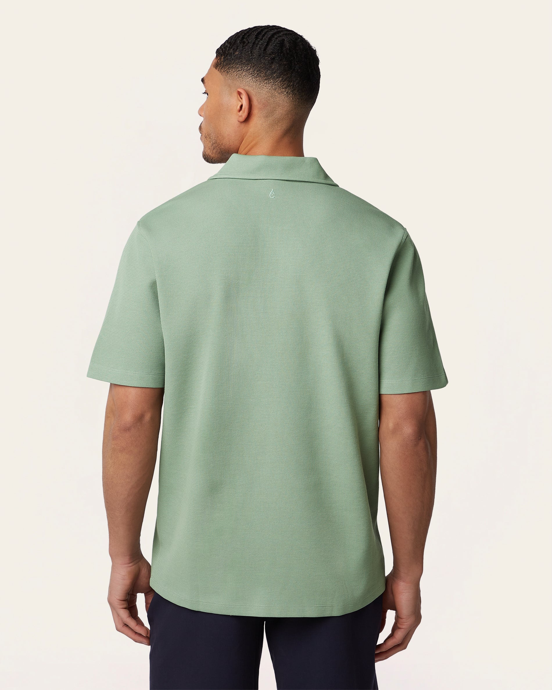Relaxed Polo Fern Green