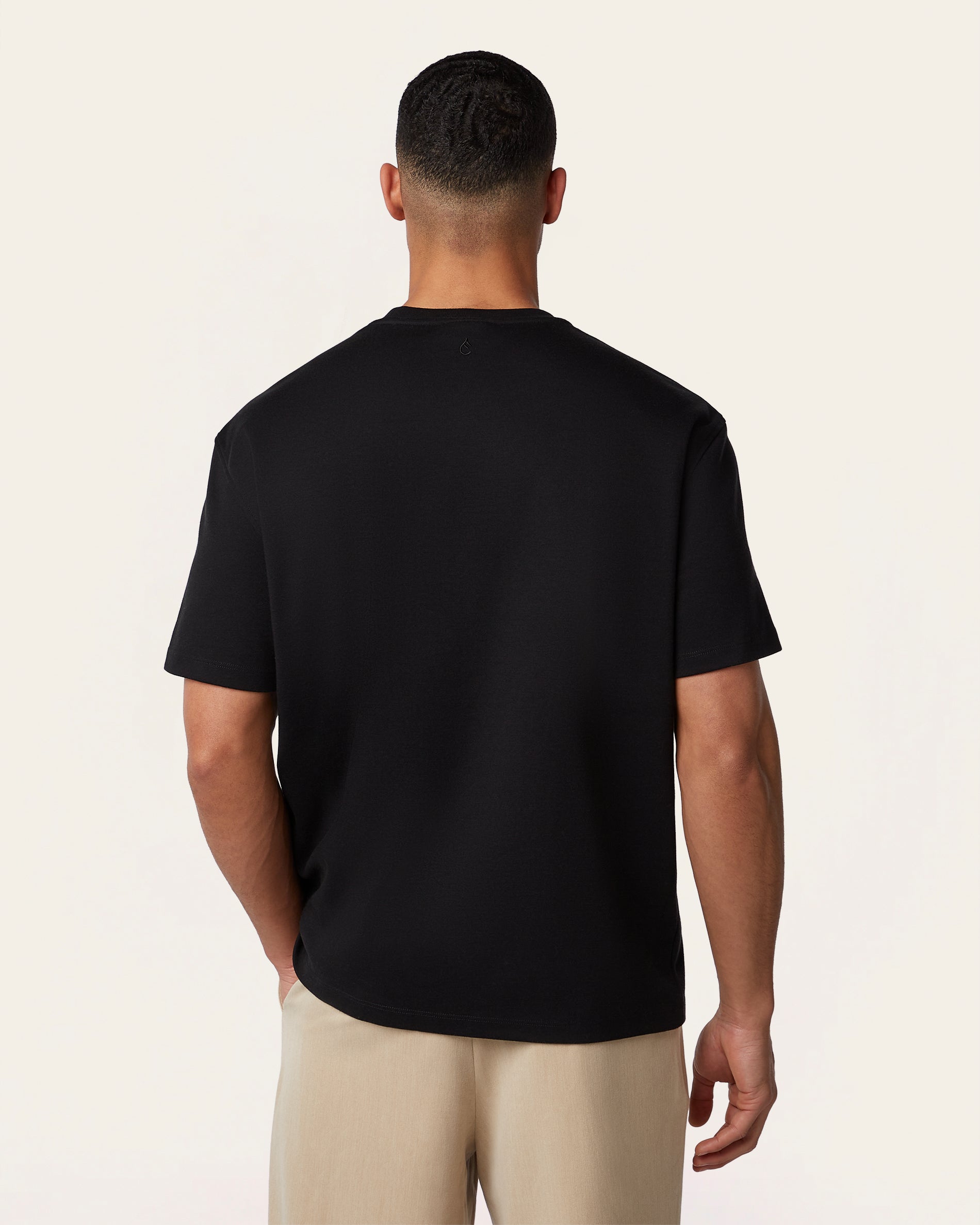 Heavy weight relaxed fit t-shirt black