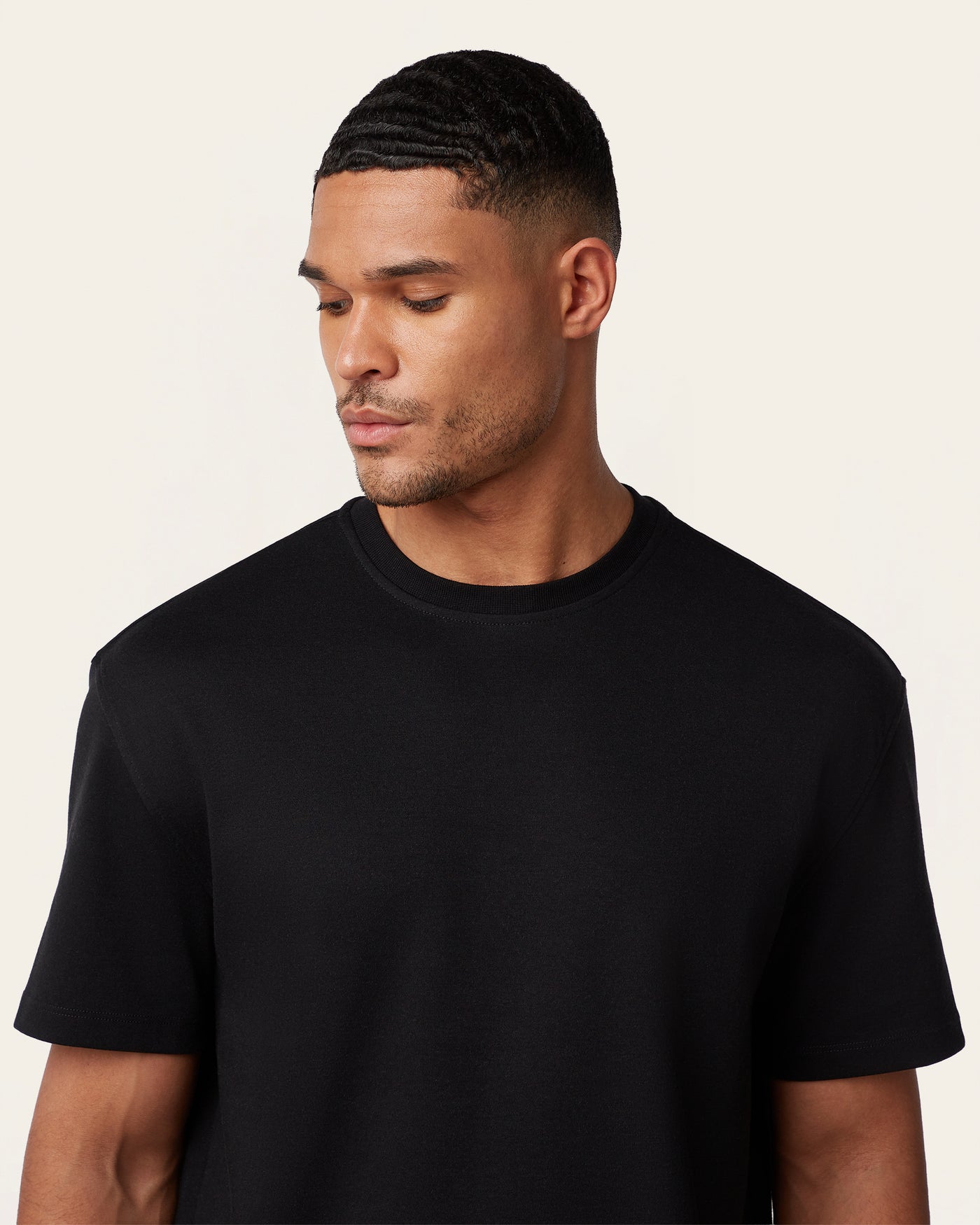 Heavy weight relaxed fit t-shirt black