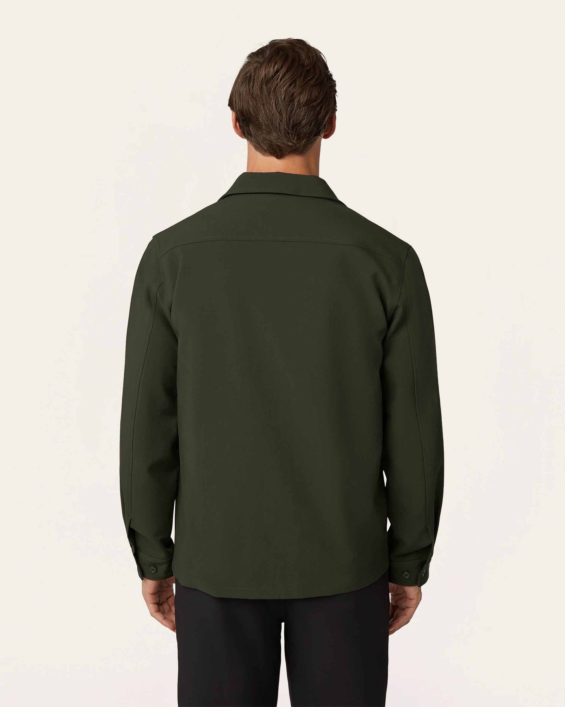 Shirt Jacket Dark Green