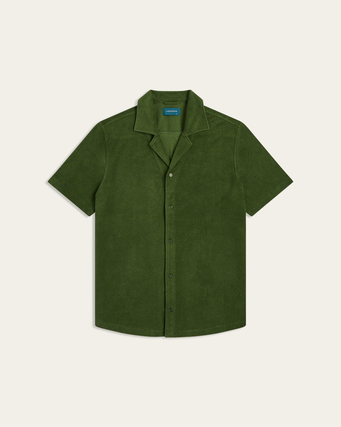 Short sleeve Terry Shirt Dark Green