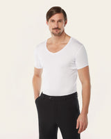 V-neck Sweat-proof undershirt white