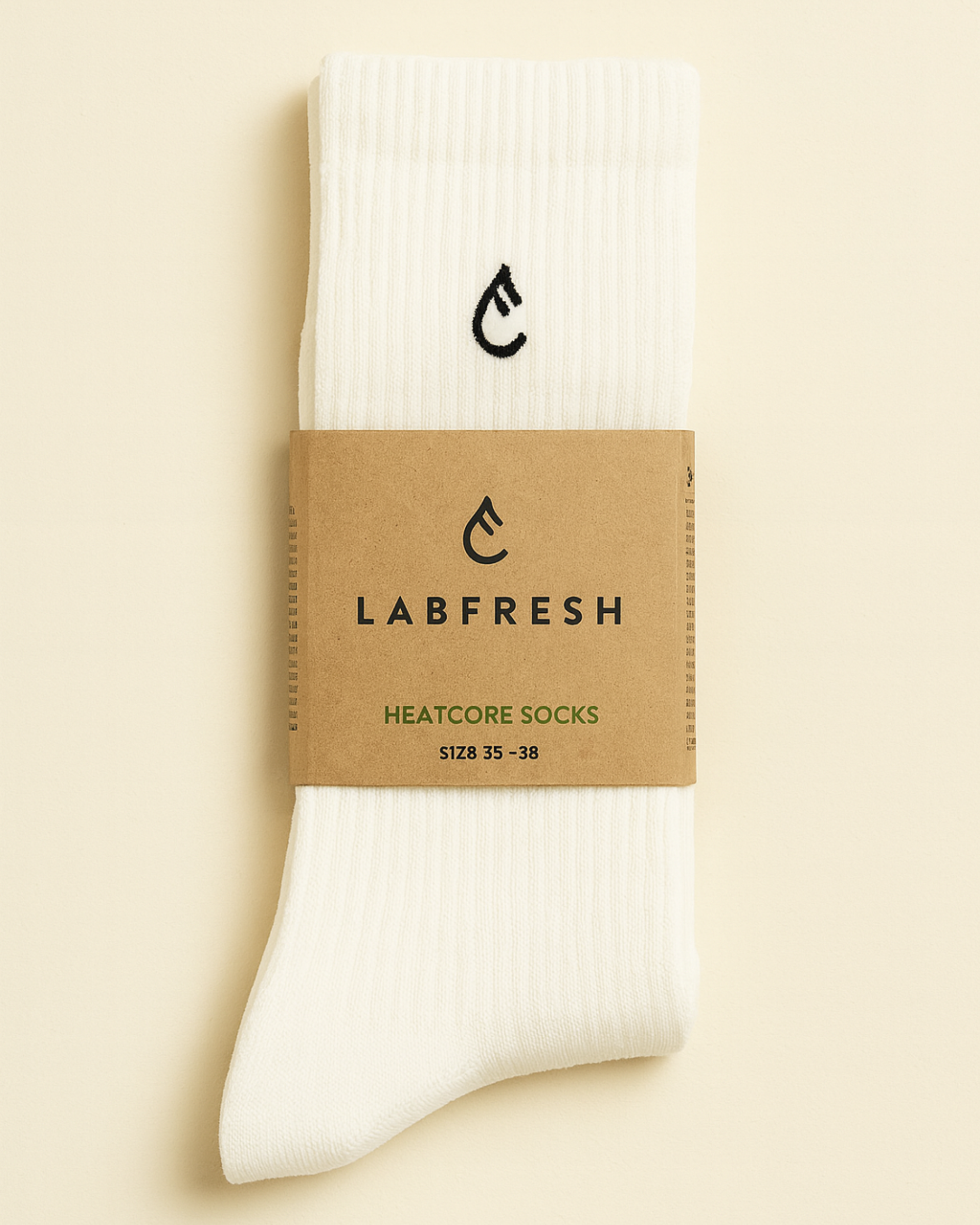 2-pack Odour-free Heatcore socks Off-white